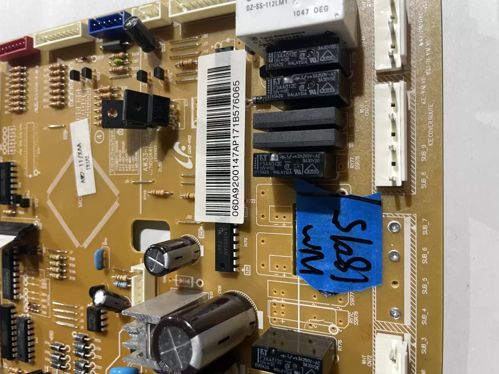 Samsung DA92 00147A DA41 00750A Refrigerator Control Board AZ227815 | Wm1895