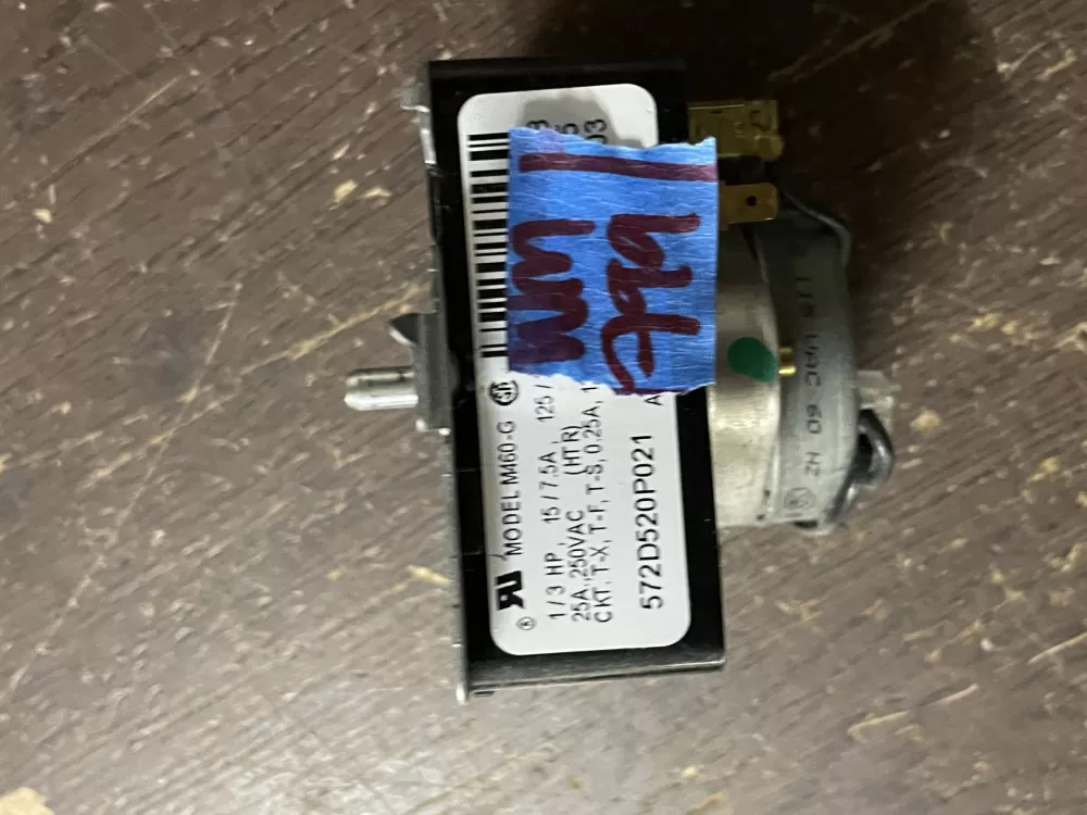 GE 572D520P021 WE4M271 Dryer Timer AZ46022 | Wm799