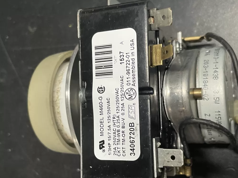 Whirlpool 3406720B Dryer Timer AZ20053 | WM814