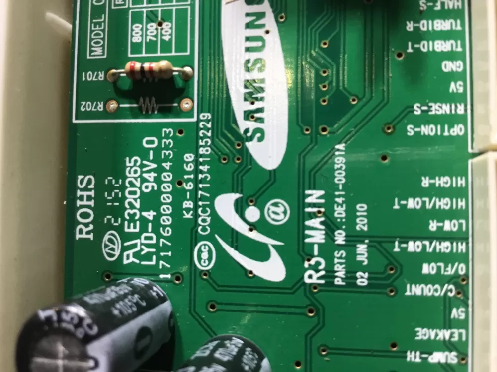 Samsung DE41-00391A Dishwasher Control Board AZ47551 | NR570