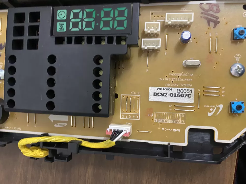 Samsung DC92 01607C Dryer Control Board User Interface AZ31626 | BK324