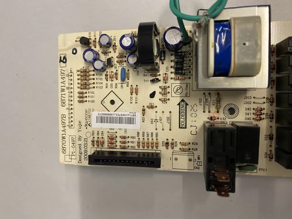 LG 6870W1A497B  6871W1A497 6871W1A497D Microwave Control Board AZ214468 | BK1795