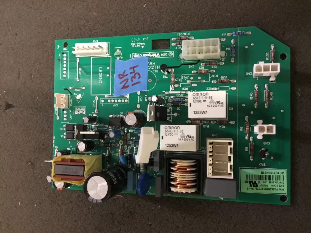 Whirlpool Kenmore W10205552 Refrigerator Control Board AZ100690 | NR134
