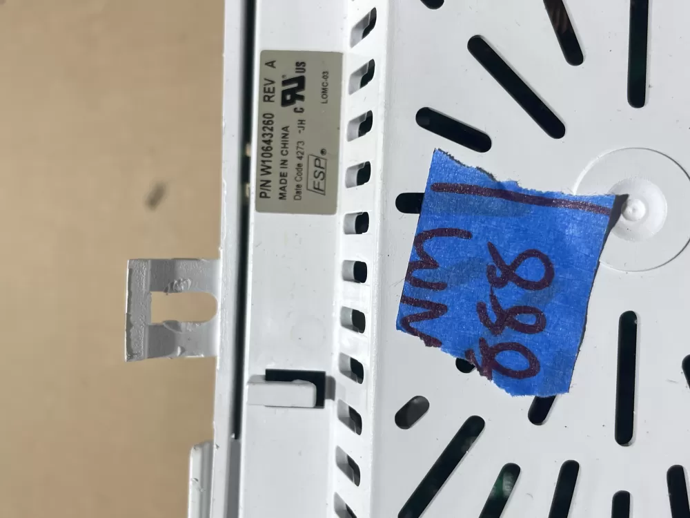 Whirlpool W10643260 WPW10643260 Washer Control Board AZ63762 | Wm888