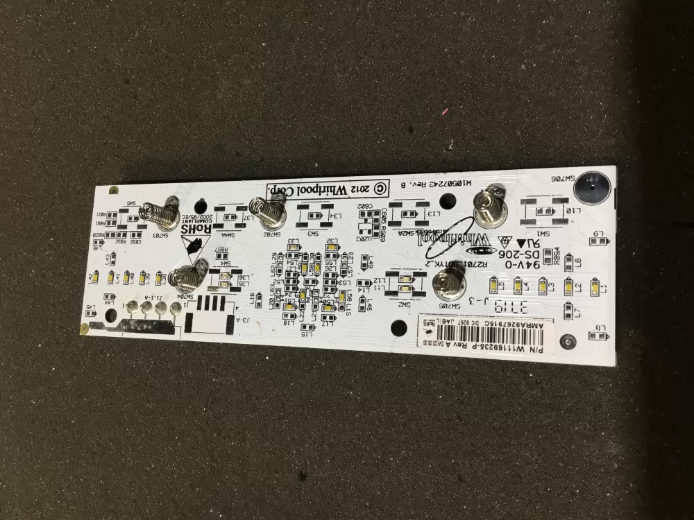 Whirlpool W11169235 Refrigerator Control Board whirlpool AZ74599 | NR1872