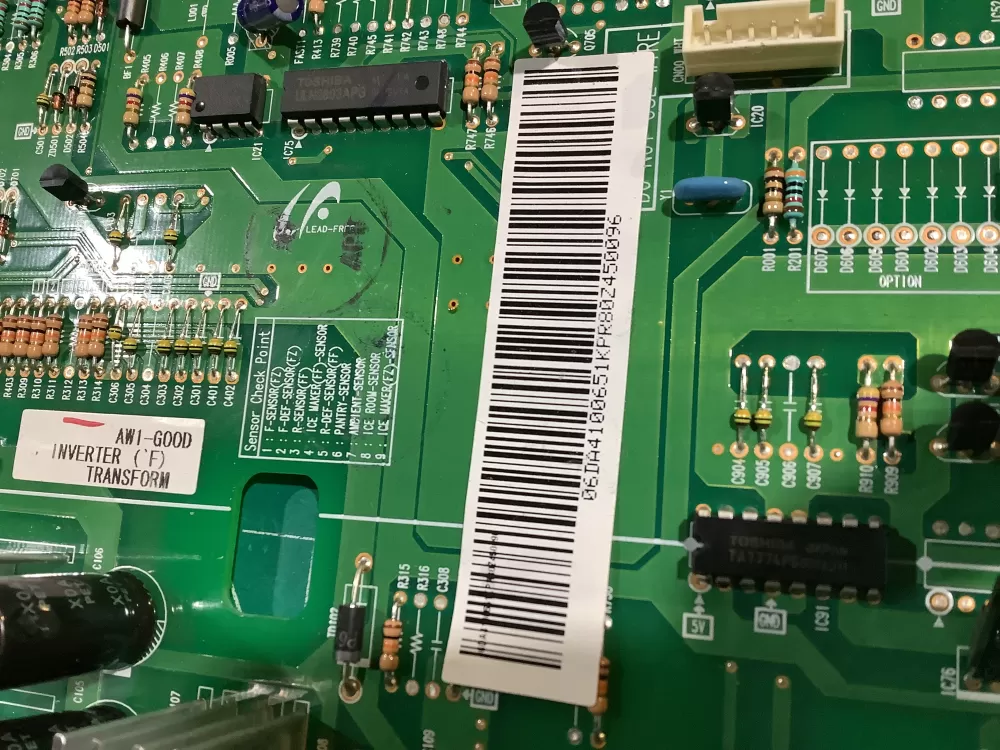 Samsung DA41 00651K DA4100651K Refrigerator Control Board AZ150624 | NR2494