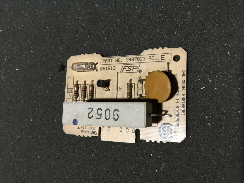 Kenmore  Whirlpool 3398084  AP3097570  2072  3398084R  3407021  3407023  60134  60150  60216  61236  661513  AH345727  EA345727  PS345727 Dryer Control Board