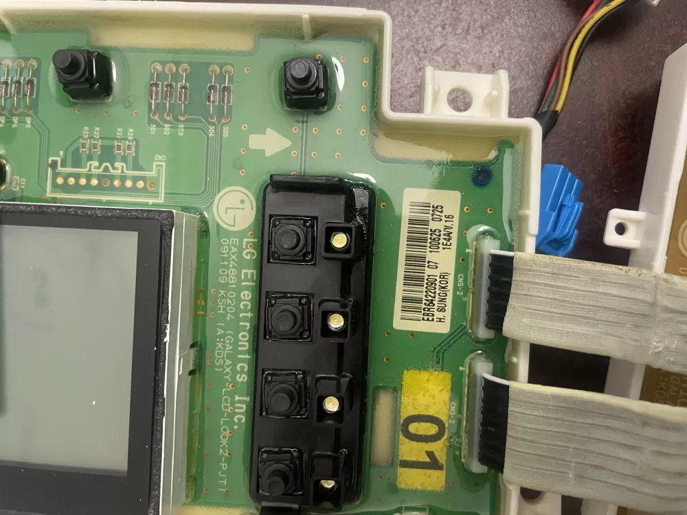 LG EBR64220901 EAX48810204 EAX48830507 Washer Interface Control AZ92594 | KMV373