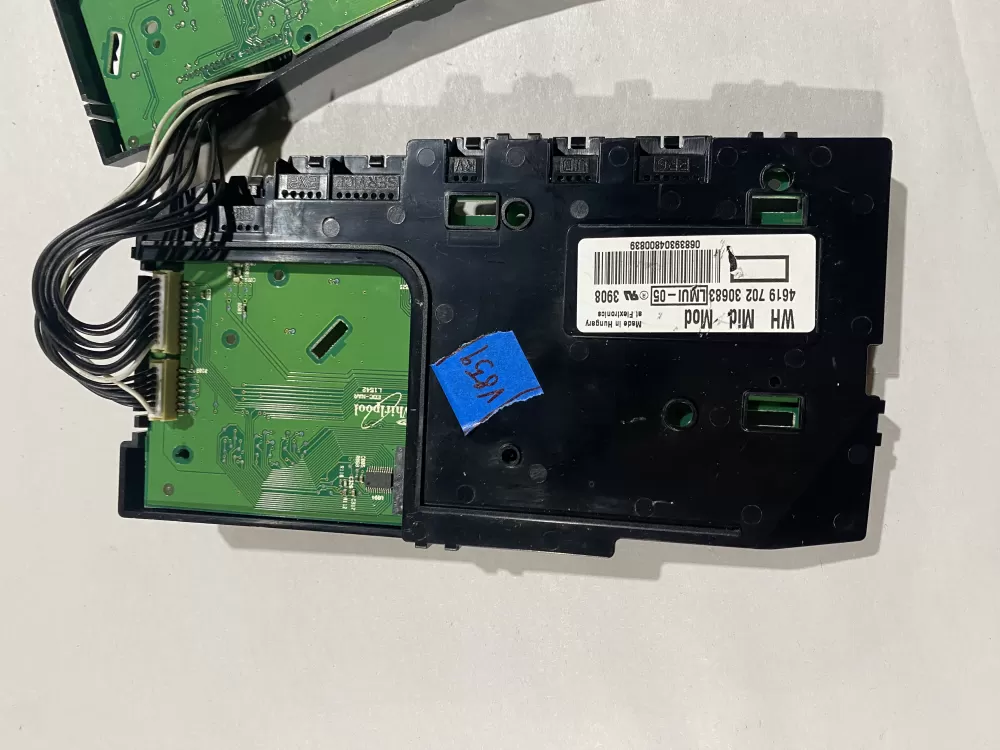 Whirlpool 461970230683 Washer Control Board UI Display AZ184296 | BKV859