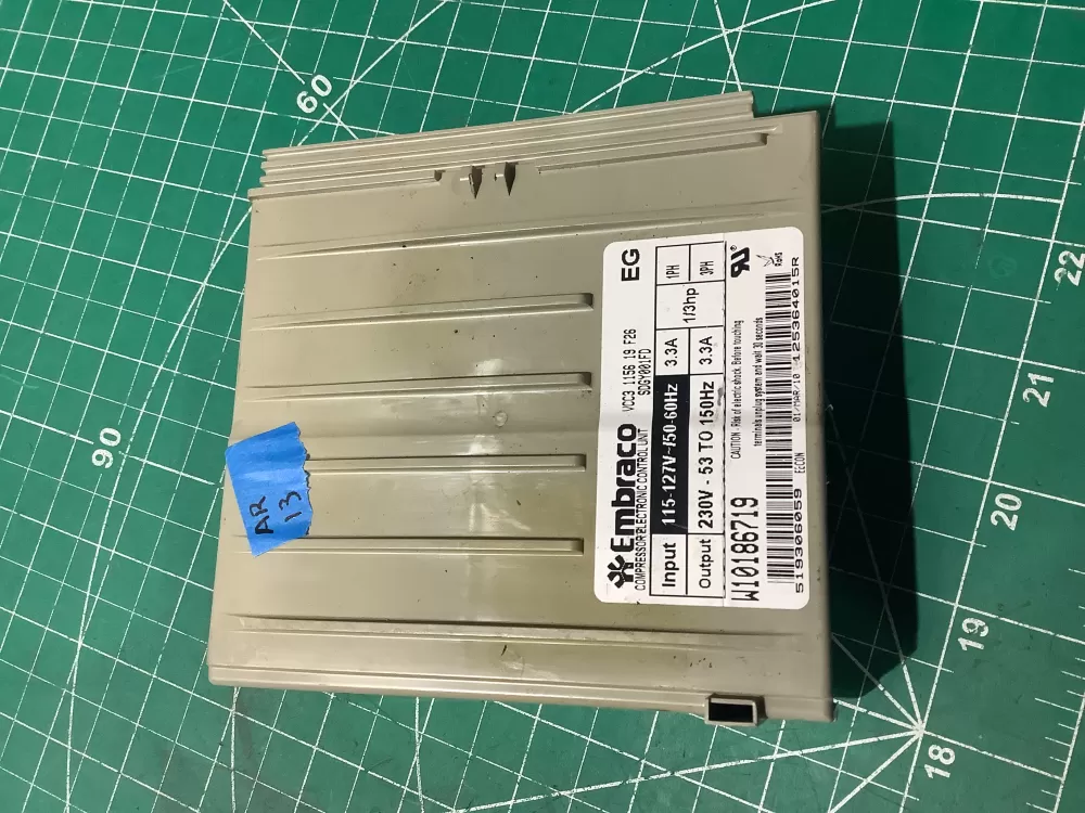 Whirlpool W1089391 Refrigerator Compressor Inverter Control AZ197329 | AR13