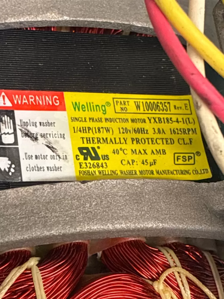 WPW10303798 Whirlpool Washer Drive Motor