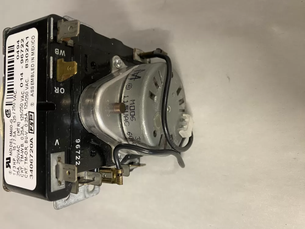 Whirlpool 3406720A PD00055932 3406720 529119 Dryer Timer AZ216910 | BK1405