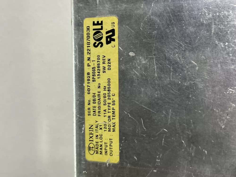 Frigidaire 134285700 Motor control board AZ167028 | Wmv222