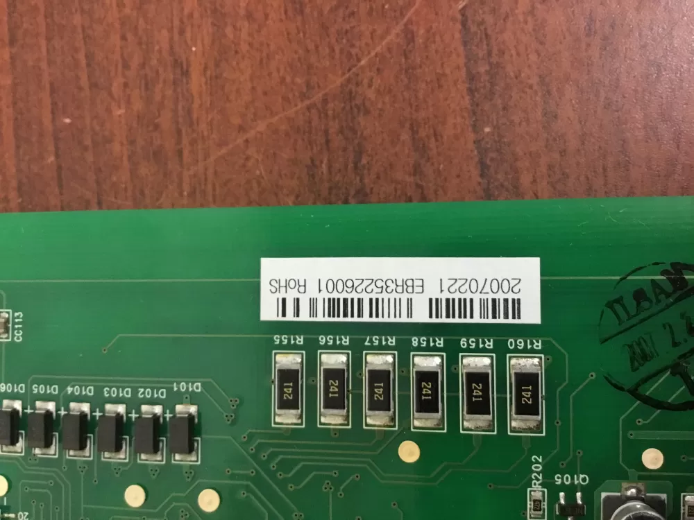 LG EBR35226001 Refrigerator Control Board AZ29085 | NR119