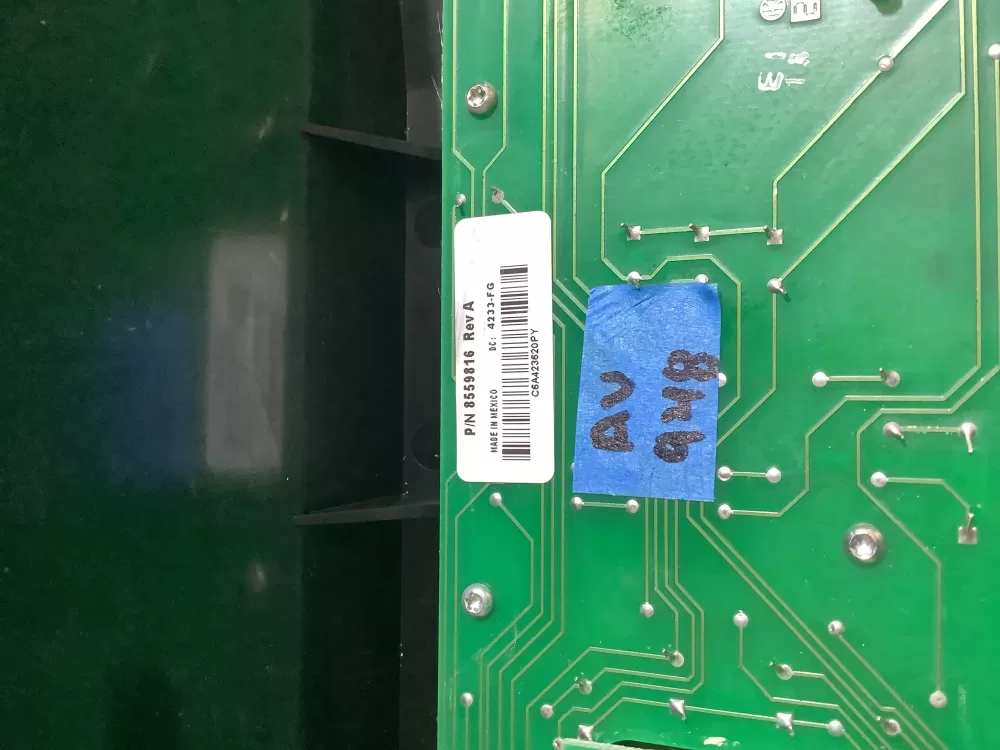 Kenmore Whirlpool 8559816 C6A423620PY Dryer Control Board AZ214219 | ARV948