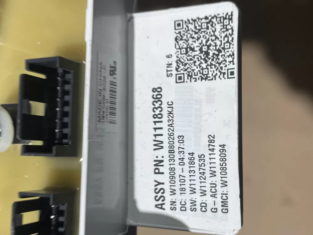 Whirlpool Maytag W11183368 W11195970 Washer Control Board AZ88500 | Wmv89
