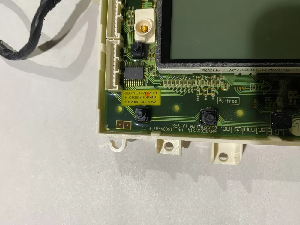 LG 6870EC9236A 6871ER2020B Washer Control Board AZ139688 | BK2032