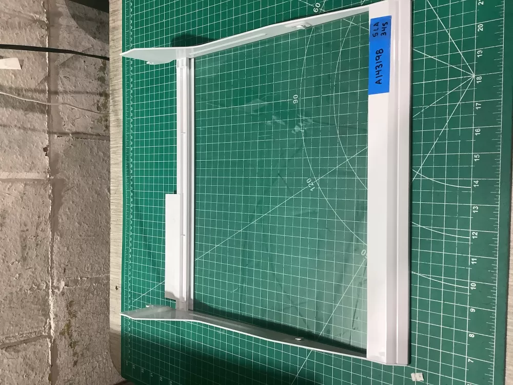 Refrigerator Glass Shelf Assembly A143198 A143198 AZ191672 | SL345