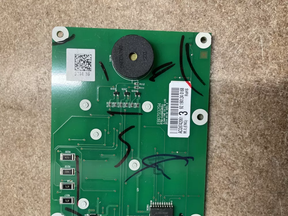 Kenmore LG EBR793294 Refrigerator Control Board Dispenser AZ3954 | KM1425