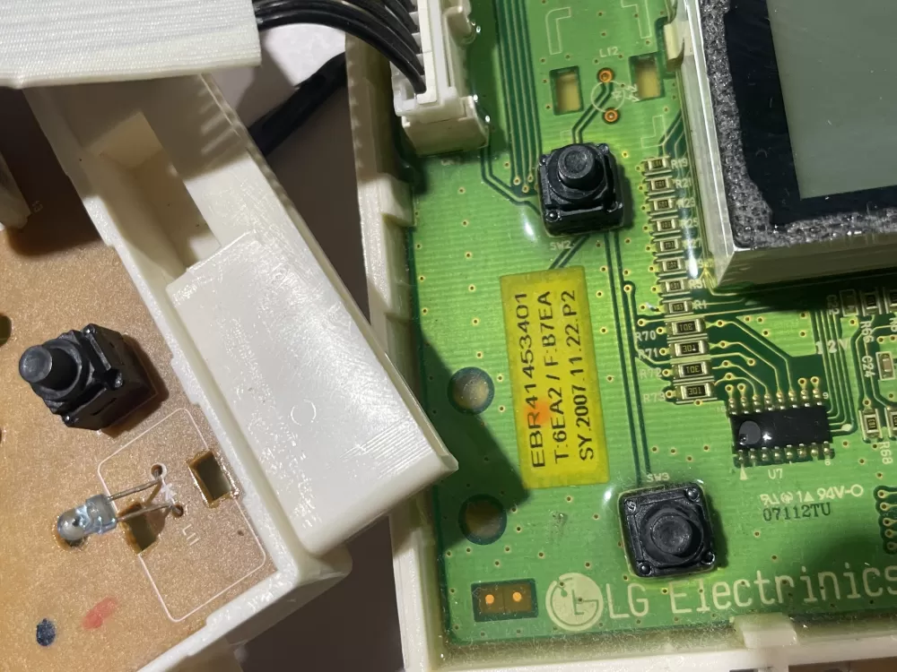 LG EBR41453401 Dryer Control Board Interface AZ113202 | Wmv669