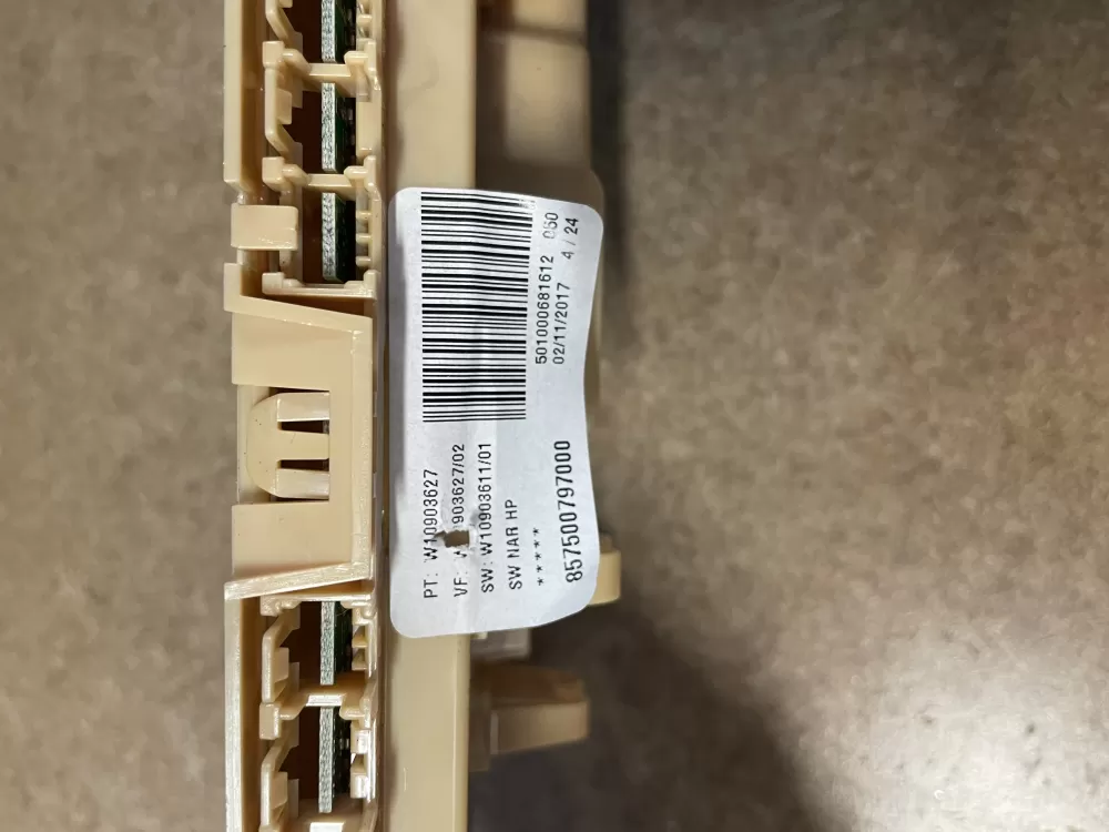 Whirlpool W10879807 W10903627 W11095582 Dryer Control Board AZ16932 | KM1495