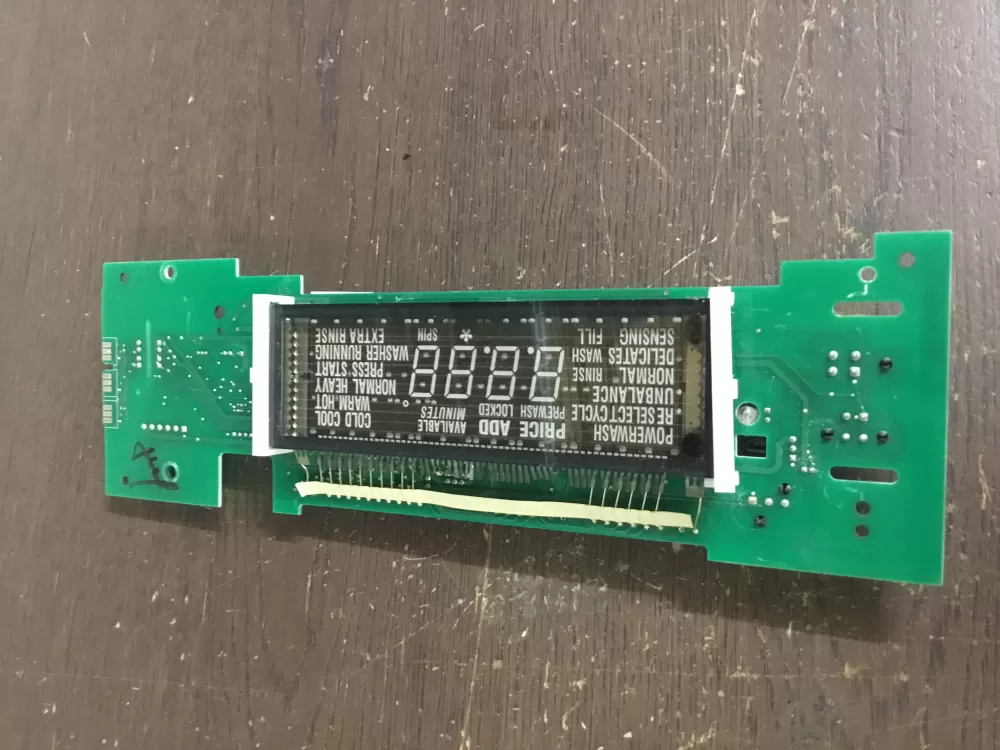 Maytag W11323695  AP6887094  W11229666  W10781747  W10821580  W10821595  W10849076  W10849081  W10866347  W10866387  W10866388  W10873788  W10873812  W10873825  W10881723  W10881724  W10881725  W10895092  W10899812  W10899813  W10903929  W10903932  W10903934  W10909058  W10909059  W10917839  W11033881  W11033882  W11033883  W11051561  W11051562  W11051563  W11085746  W11085747  W11100599  W11105542  W11226801  W11302601 Washer Control Board UI Display