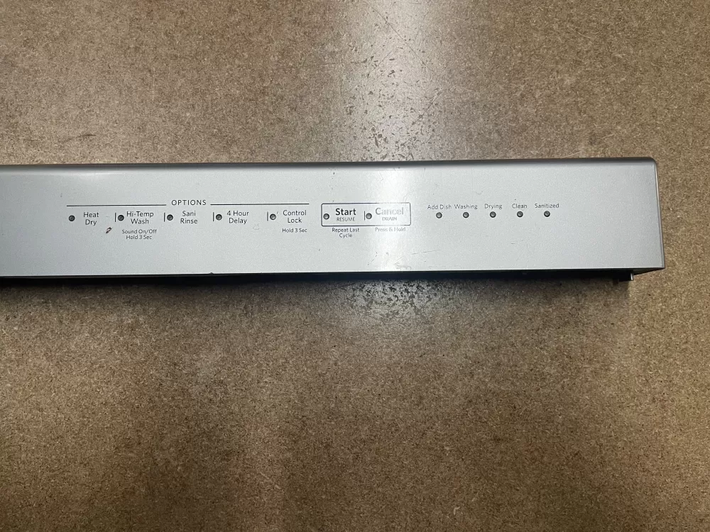 KitchenAid AP6022750 W10537336 Dishwasher Control Panel AZ2937 | KMV145