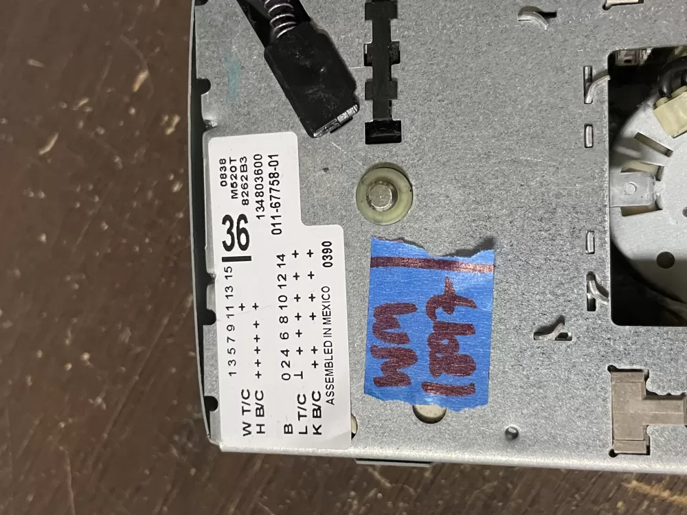 Frigidaire 134803600A Washer Timer AZ53538 | Wm1897