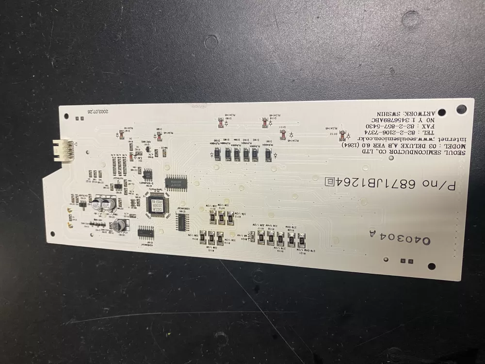 LG 6871JB1264B Refrigerator Control Board Dispenser Panel AZ15152 | BK695
