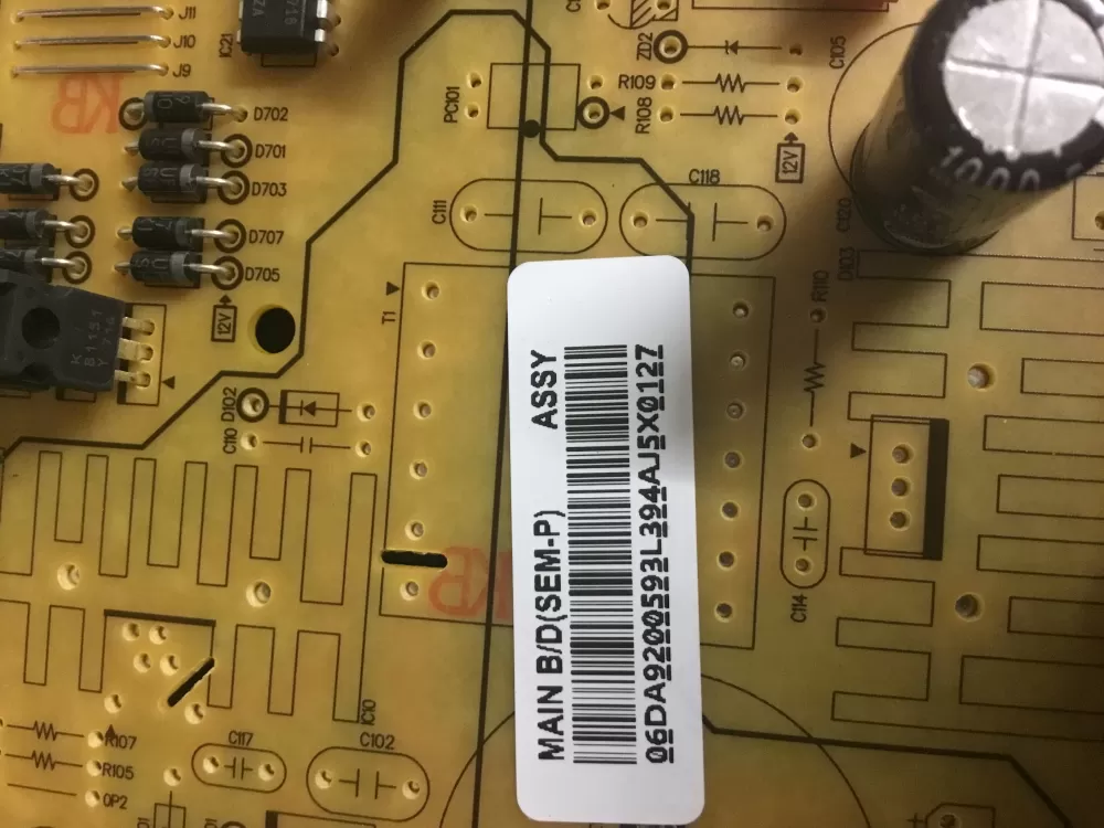 Samsung DA92 00593L Refrigerator Control Board AZ18447 | NR64