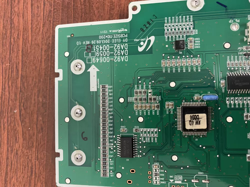 Samsung DA92 00451B Refrigerator Control Board Dispenser AZ38495 | BK972