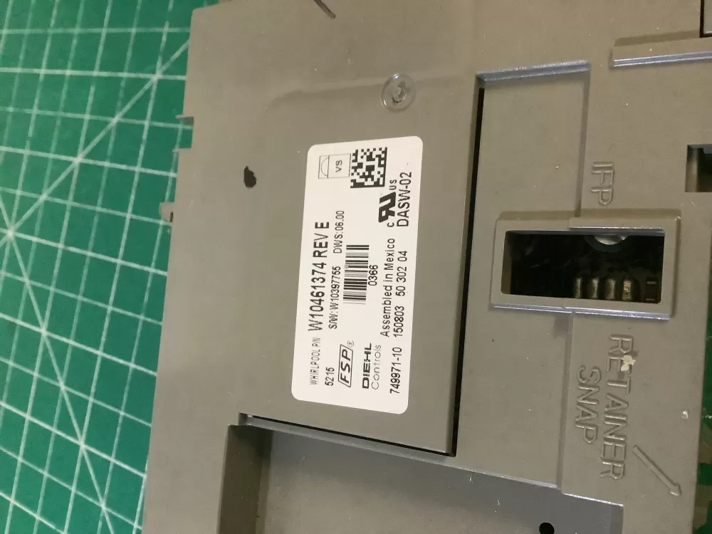 Kenmore W10473198 PS3651409 Dishwasher Jenn Air Control Board AZ212842 | NR1512
