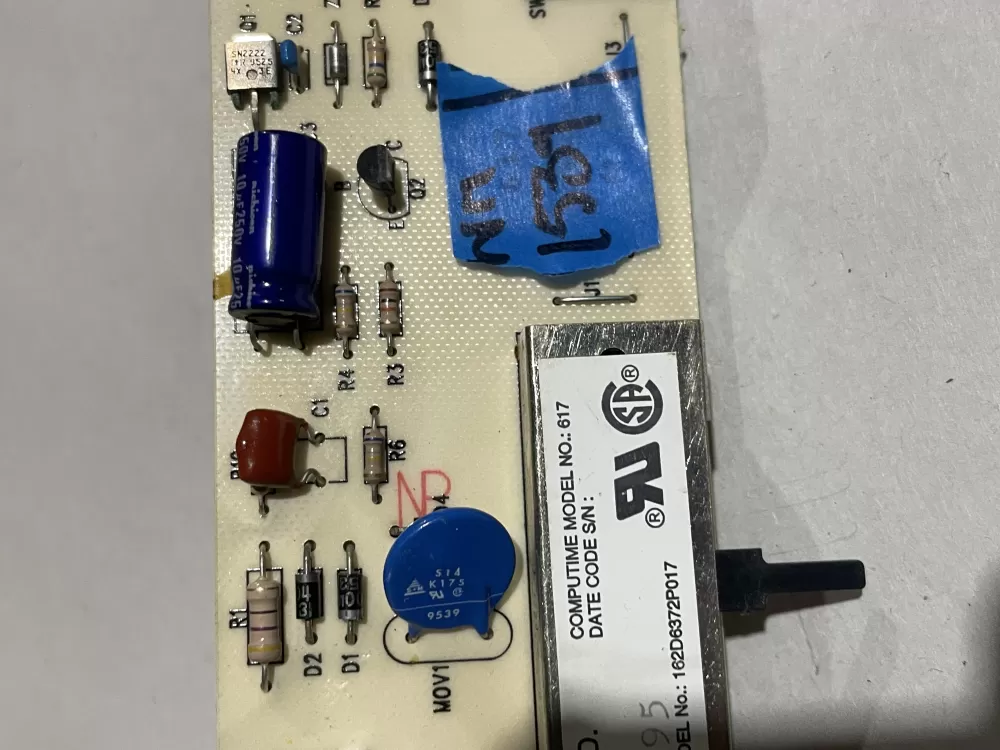 GE WR55X129 Refrigerator Dispenser Control Board AZ188701 | Wm1539