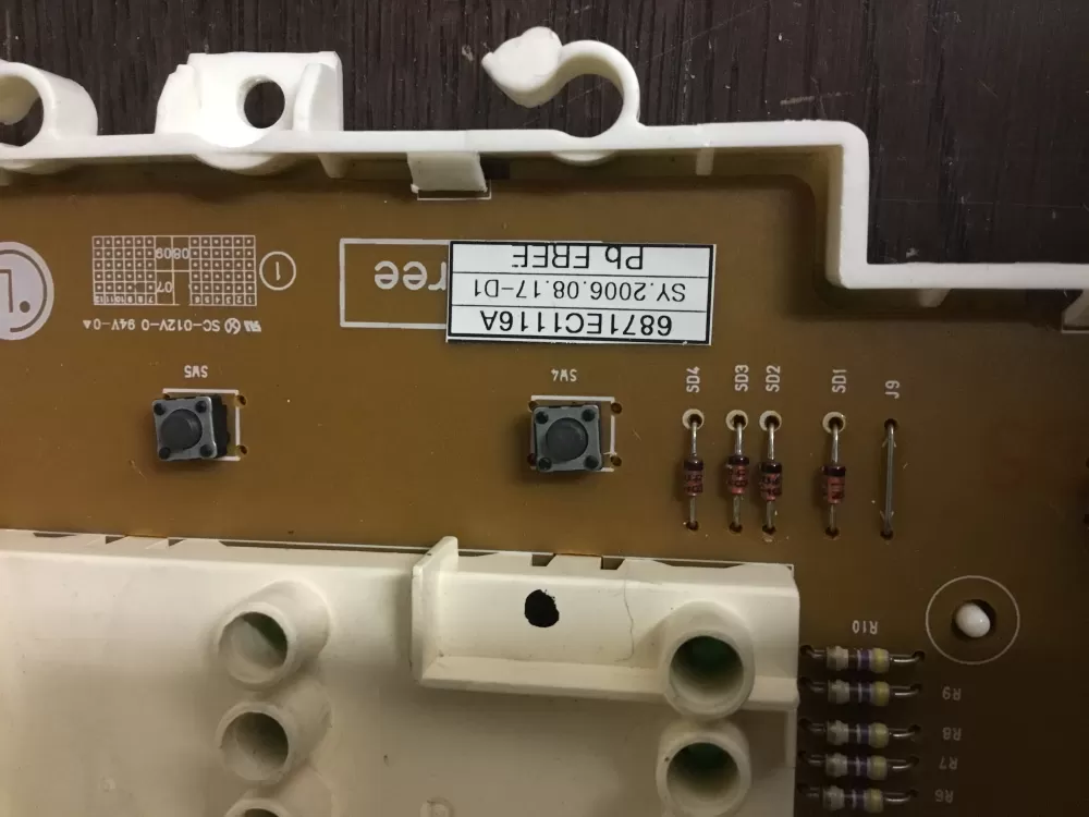 LG Kenmore 6870EC9139A 6871EC1116A Washer Control Board AZ7297 | NR483