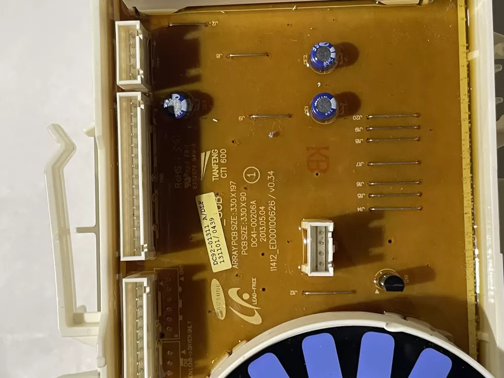 Samsung DC92 01311A PD00024179 2980552 Washer Control Board AZ146213 | KMV673