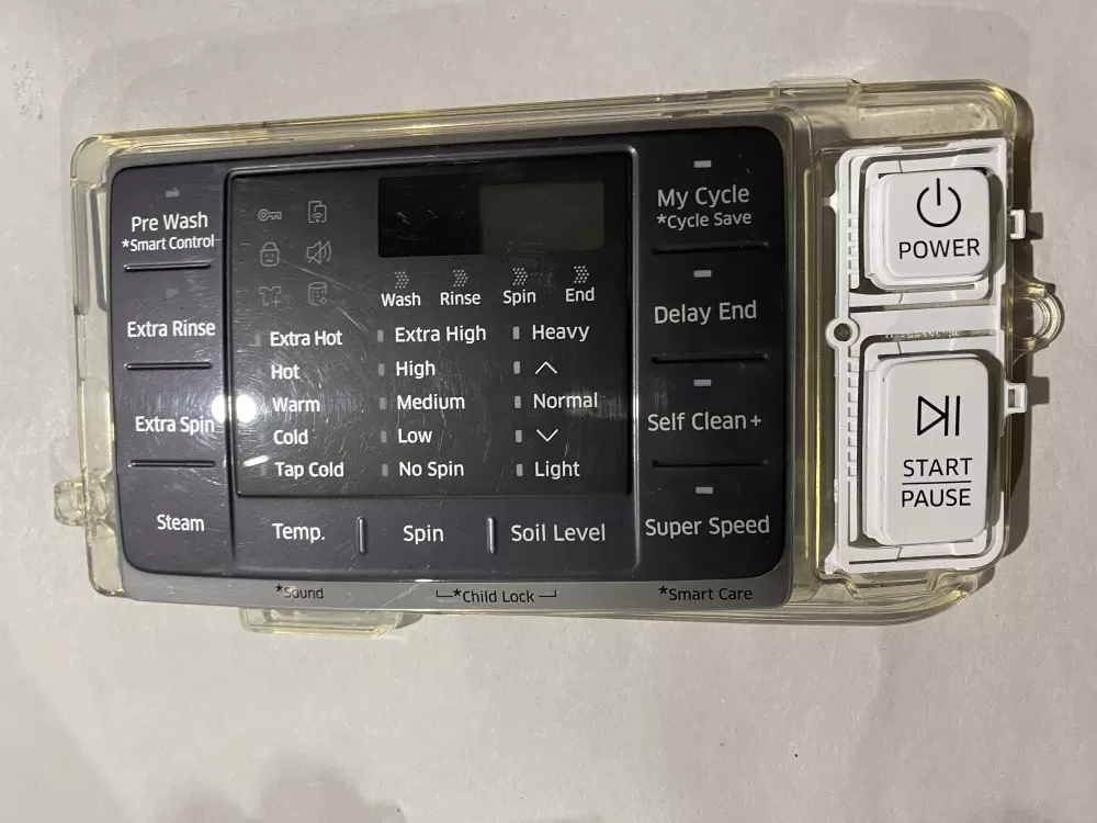 Samsung DC92-01607J  AP6243588  DC94-06643A  DC93-00376D  PS12084833 Dryer UI Control Board