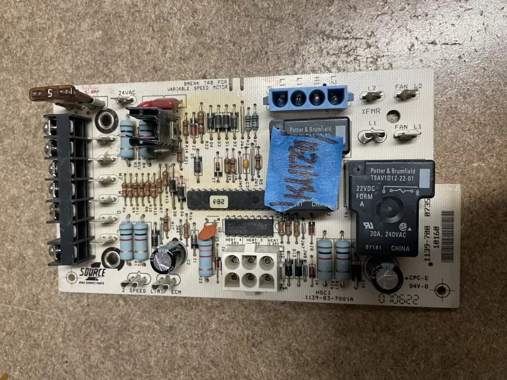 York Coleman 1139-700 1139-83-7002 Furnace Control Board AZ17622 | KM1291