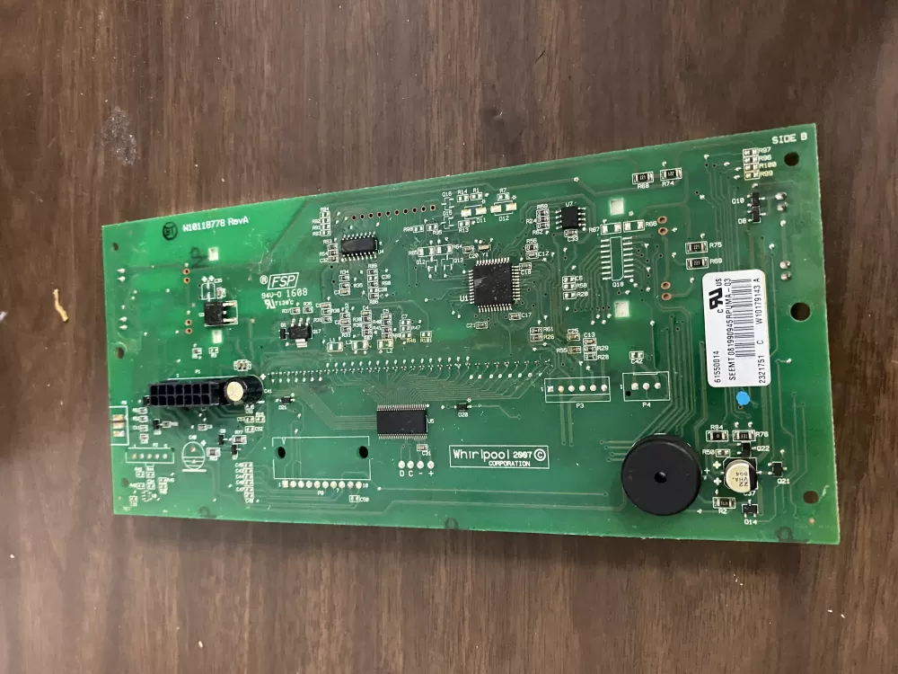 Whirlpool W10179143A Refrigerator Control Board Dispenser Panel AZ31870 | BK1676