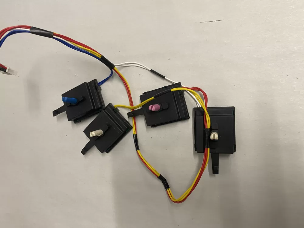 GE  Hotpoint WH04X29307  AP6990107  WH12X26804  4960029  PS16217193  290D2273P002  290D2273P004 Washer Wire Harness Selector Switch