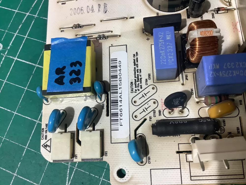 LG Control Board FT6614AL15B0449 AZ190340 | AR323
