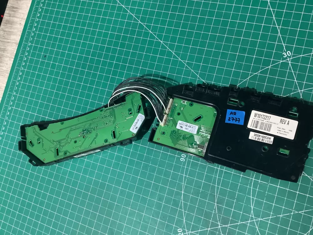 WHIRLPOOL DRYER CONTROL PANEL PART # W10153650 W10294709 AZ199174 | AR2777