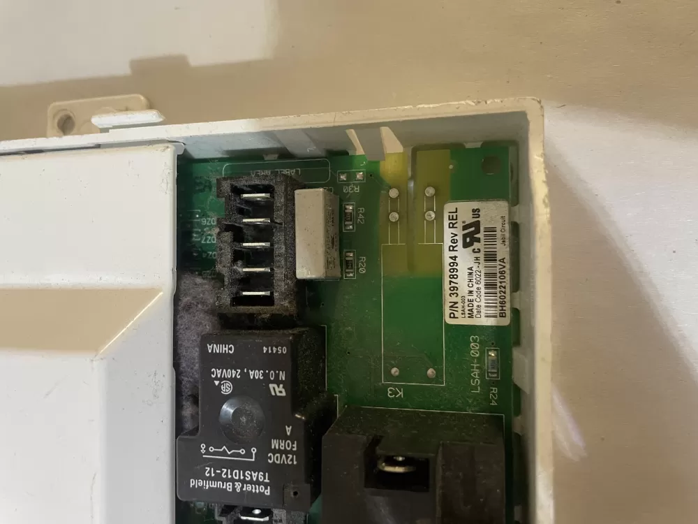 Whirlpool Maytag Kenmore W10111606 6105034 Dryer Control Board AZ118952 | KM2190
