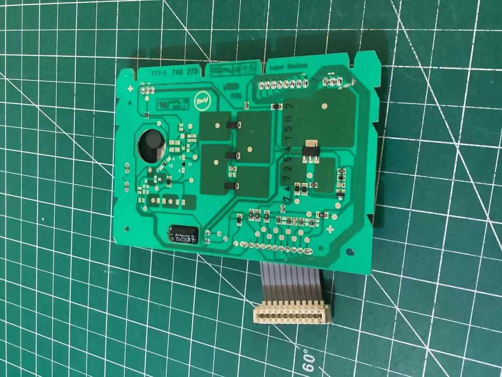 Whirlpool Gas Range Control Board Clock Display CT1-1 746 275 AZ192387 | AR250