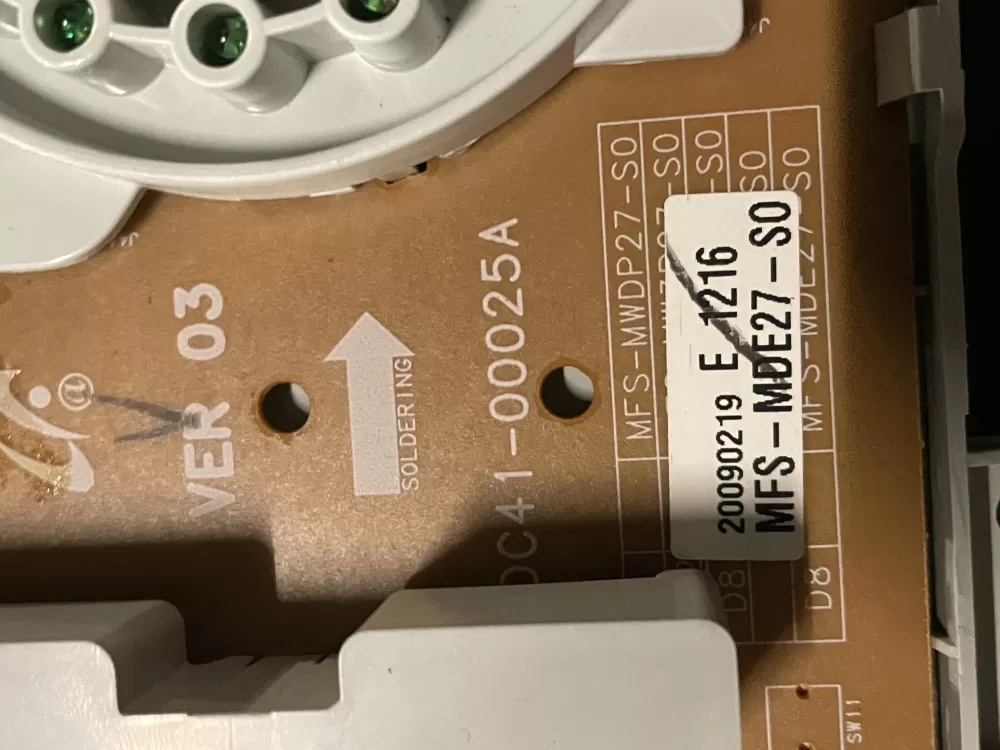 Maytag DC41-00025A DC41-00026A Dryer Control Board UI AZ26460 | WMV23