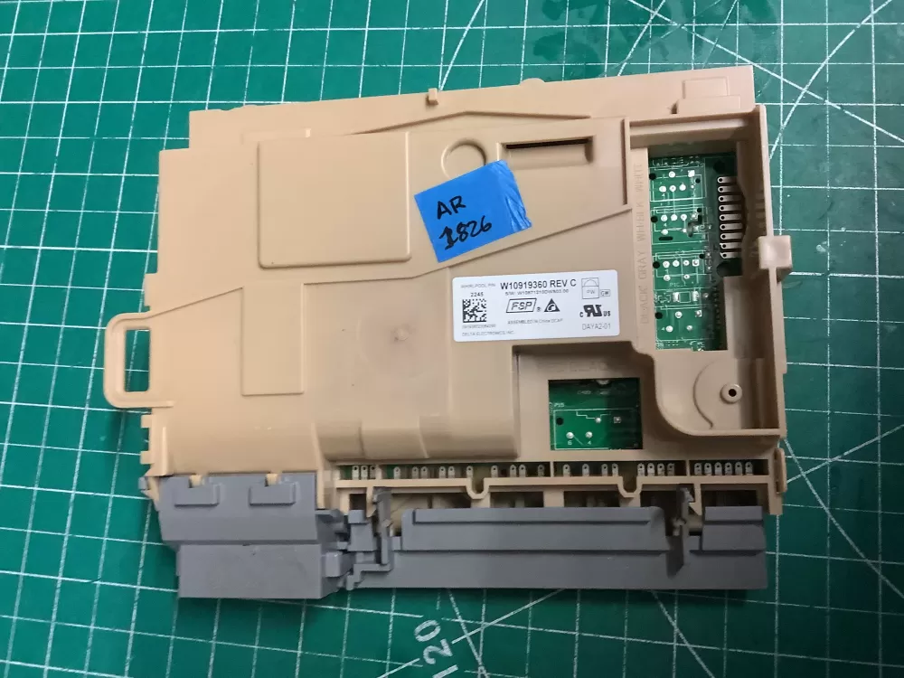 Whirlpool W10919360 W11087226 Dishwasher Control Board # AZ201078 | AR1826