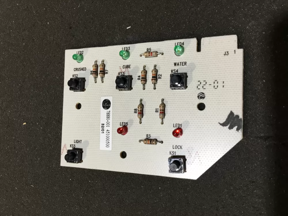 Maytag WP61005277 Refrigerator Dispenser Control Board Switch AZ74516 | NR1861