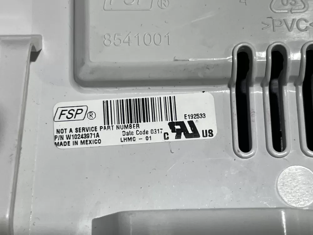 Whirlpool W10243971A Washer Control Board AZ143303 | Wm2410