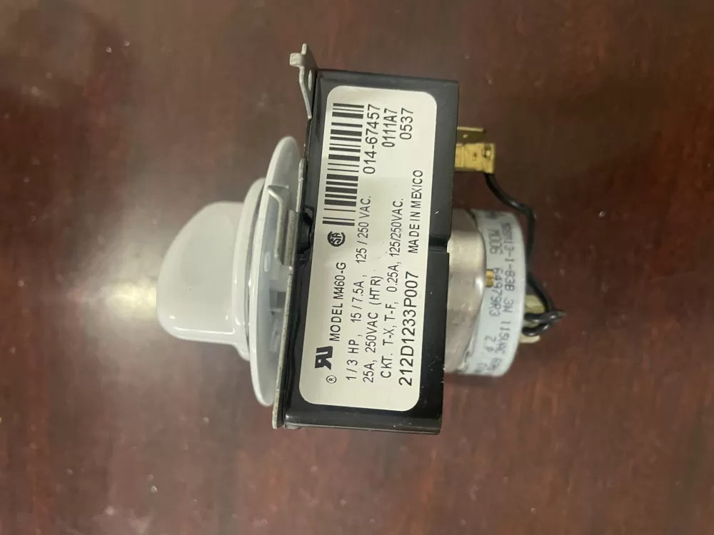 GE  General Electric 212D1233P007 Dryer Timer