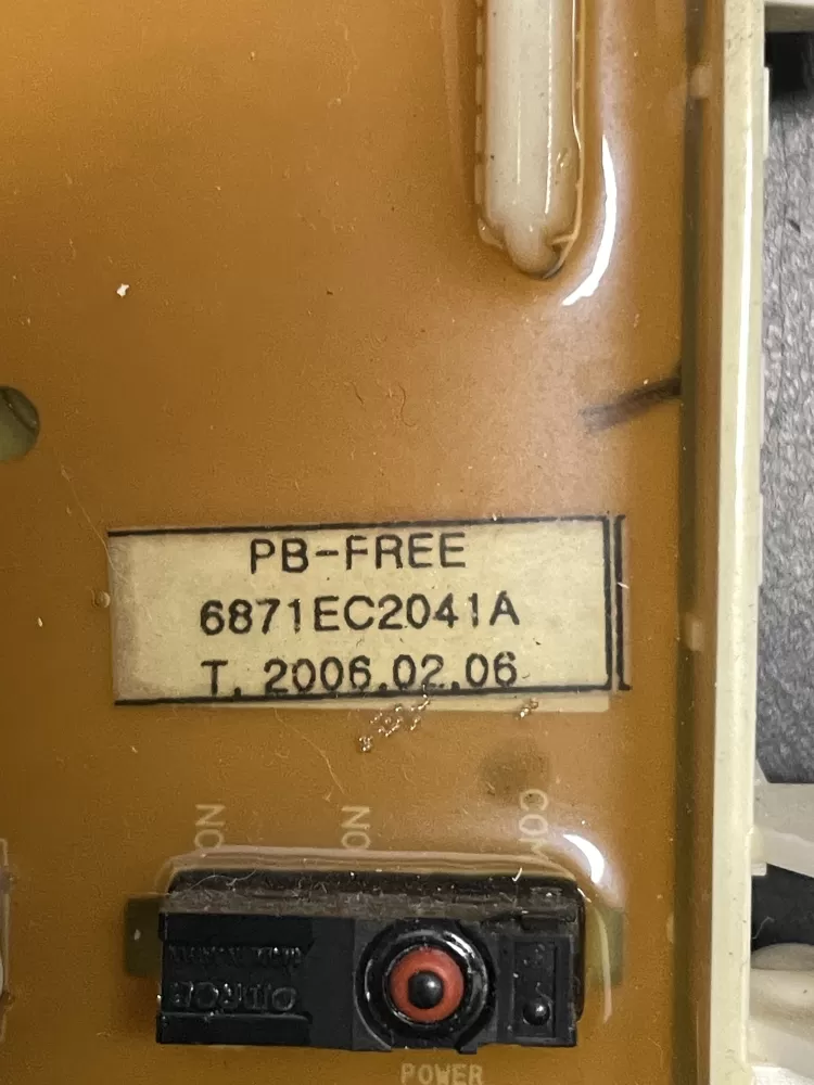 LG 6871EC2041A 6870EC9141A Washer Control Board AZ14136 | V27