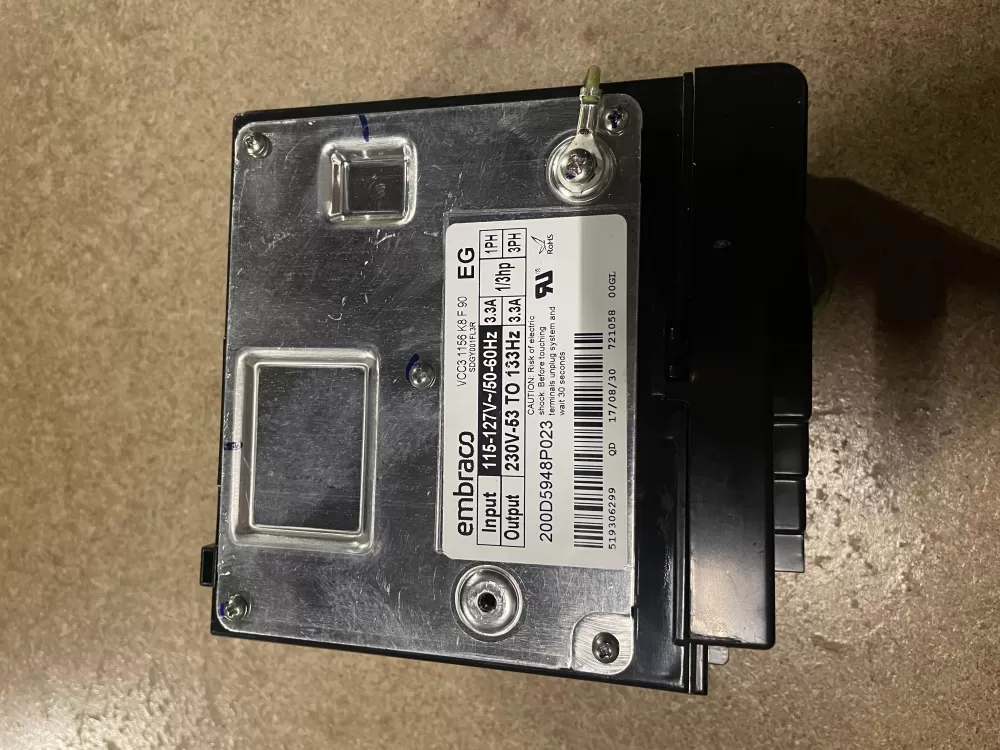 GE 200D5948P023 Refrigerator Inverter Control Board Wr87x29409 AZ26386 | KM134